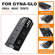 Hisencn Grill Parts for Dyna-glo DGH353CRP, DGF350CSP, DGH373CRP-D, DGF371CRP-D Grills, Stainless Steel Grill Burner Tubes & Porcelain Steel Heat Plates Grill Replacement Parts for Dyna Glo Grill - Grill Parts America