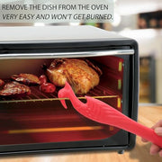 Oven Rack Push Pull Tool 2-Pack oven rack puller push pull stick tool(11 Inch), oven rack pullers with longer handle suitable for oven, toaster oven, air fryer, toaster oven - Grill Parts America