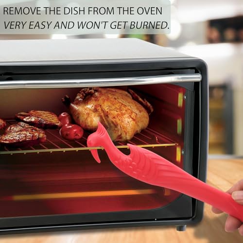 Oven Rack Push Pull Tool 2-Pack oven rack puller push pull stick tool(11 Inch), oven rack pullers with longer handle suitable for oven, toaster oven, air fryer, toaster oven - Grill Parts America