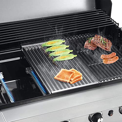 Outspark Cooking Grid Grates and Emitter Plates Replacement Parts for Charbroil 2015 and Newer Commercial, Signature, Professional Series TRU-Infrared Gas Grills,Cast Iron - Grill Parts America