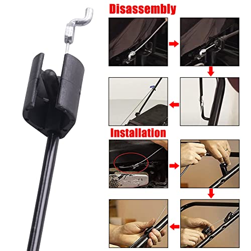ORAEVY 532183281 Engine Zone Control Cable - Thumbnail 4