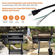 YAOAWE 6 ft Power Cord Kit for Traeger, Pit Boss Pellet Grills, Replacement Part for Camp Chef and Z-Grill Pellet Grills #ELE203/KIT0089 - Grill Parts America
