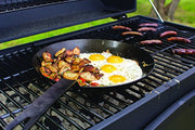 Lodge CRS12 Carbon Steel Skillet, Pre-Seasoned, 12-inch - Grill Parts America
