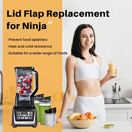 Spout Cover for Ninja Blender Lid, Pour Spout Cover Replacement  Accessories, Lid Replacement for Ninja Blender 72 Oz Pitcher, for  NJ600-NJ602 and
