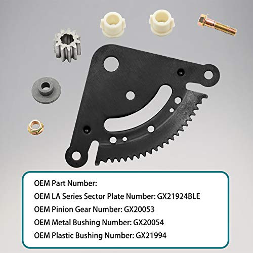 HQPASFY Steering Sector Pinion Gear Rebuild Kit Compatible with John Deere LA Series Lawn Tractors Replaces# GX21924BLE, GX20053, GX20054, GX21994 - Grill Parts America