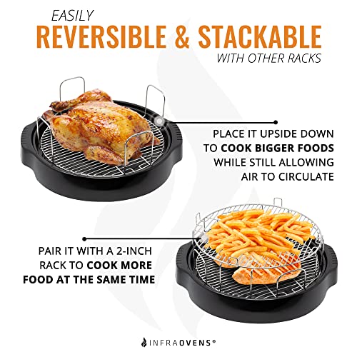 4 inch Stainless Steel Grill Rack Compatible with NuWave - Kitchen Parts America