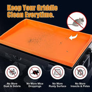 WADEO 28" Griddle Mat for Blackstone, Upgraded Edge Covering Design- Blackstone Griddle Accessories, Protect Your Griddle from Rodents, Insects, Debris and Rust (28 Inch - Fully Hemmed) - Grill Parts America