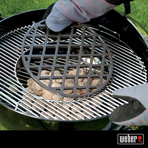 Weber 8834 Gourmet BBQ System Sear Grate Bundle with Cuisinart 3D City Collection Rome Cutting Board + Grill Cover Barbecue Waterproof Outdoor Protection - Grill Parts America