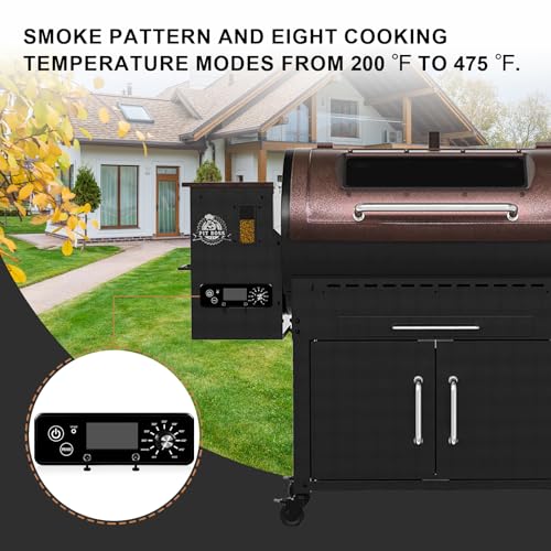 Upgrade AC03P9 BBQ Square Digital Thermostat Controller Board Compatible with Pit Boss P9/PB440D2/PB1150G/PB850G/PB550G/PB820/Pro 1100 Pellet Grills with Display Adjustable Temperature 200℉ to 475℉ - Grill Parts America