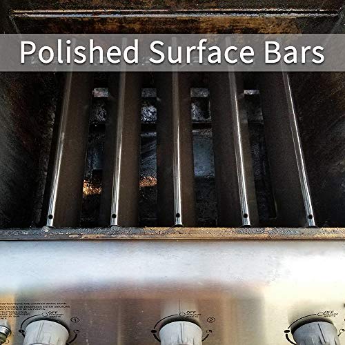 X Home 15.3-Inch Heavier Flavorizer Bars for Weber Spirit & Spirit II 300 Series, Spirit II E-310 (Front-Mounted Control) Grill Parts, Porcelain-enameled, 5-Pack - Grill Parts America