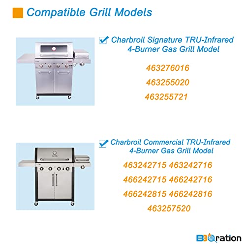 BBQration G533-2200-W1 17 3/16" Stainless Steel Replacement Emitter for Charbroil Tru-Infrared 4-Burner Grill 463242715 463242716 466242716 466242815 463257520 463276016 463255721 463276016 463255020 - Grill Parts America