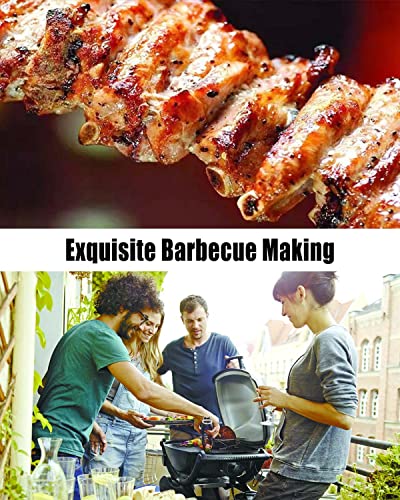 2 Pcs Meat Probe Thermometer Fit for Oklahoma Joe's Rider Z Grills Cuisinart Wood Pellet Gril Smoker Barbecue Rack, Meat Temp Probe for Smokers with Temperature Probe Clip and Probe Grommet - Grill Parts America