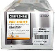 Craftsman # 71 70742 Pro Series Mulching Kit - 42" EZ Blade Change/Rapid Replace - 2X Lawn Mower - Grill Parts America