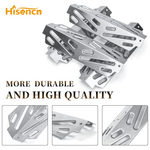 Hisencn Heat Deflector for Weber Genesis II/LX 400 Series, Genesis II/LX E410 E415 E435 E440 II/LX S410 S415 S435 S440, Stainless Steel Heat Plates Replacement for Weber 66041 66686 - Grill Parts America
