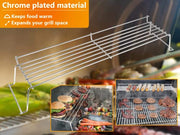 Hisencn 65054 Grill Warming Rack for Weber Genesis 300 Series, Genesis E310, E320, E330, S310, S320, S330, Stainless Steel Warming Grate for Weber Genesis Grill Parts, 81323, 62749 - Grill Parts America