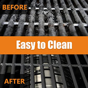Hisencn Grill Grates and Grill Plate for Charbroil Advantage 463343015, 463344015, 463344116, Advantage Gas2coal Parts 463340516 Gas Grill Models, 16 15/16" Cast Iron Cooking Grates for G467-0002-W1 - Grill Parts America