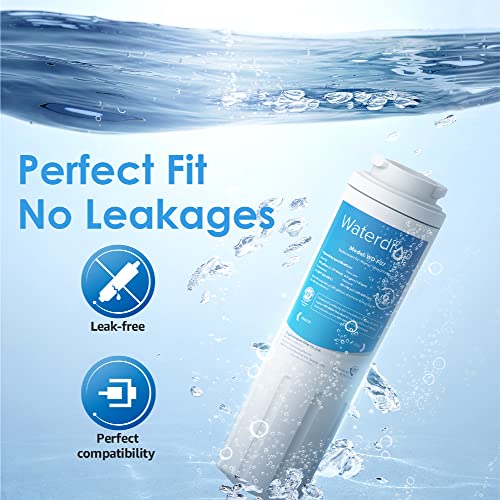 Waterdrop UKF8001 Refrigerator Water Filter 4, Compatible with Whirlpool EDR4RXD1, EveryDrop Filter 4, Maytag UKF8001AXX-750, UKF8001AXX-200, 46-9006, Puriclean II, WD-F07, 3 Filters - Grill Parts America