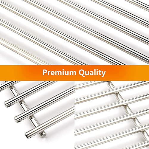 Hisencn 17 inch Cooking Grates for Home Depot Nexgrill 720-0830H, 720-0830D, 720-0783E, 720-0783C, fits for Kenmore, Uniflame Gas Grils, 17" Stainless Steel Cooking Grids Grill Replacement - Grill Parts America