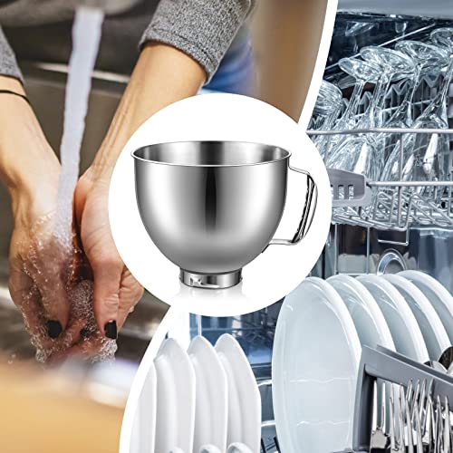 Gdrtwwh Stainless Steel Bowl for KitchenAid 4.5-5 Quart Tilt-Head Stand Mixer,Replacement with KitchenAid Mixer Bowl, Dishwasher Safe - Kitchen Parts America
