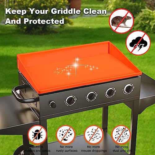 NancyL Griddle Cover for Blackstone, 【Upgraded Full-edge】17 Inch BBQ Grill Cover Griddle Mat Silicone Protective Blackstone Griddle Accessories - Protect Griddle from Rust, Rodents, Insects, Debris - Grill Parts America