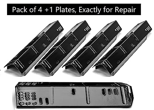MONIBAQ Grill Heat Plates Replacement for Dyna Glo 5 Burner DGH474CRP, DGH485CRP, Gas Grill Parts Heat Tents Replace Dyna-Glo 4 Burner DGH450CRP, 4+1 Heat Shield Flame Shields - Grill Parts America