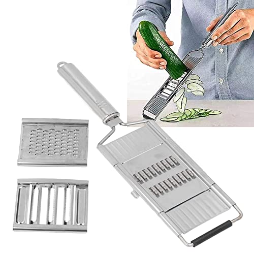 Vegetable Chopper with 3 Stainless Steel Blades Vegetable Onion Mincer Cutter Chopper Food Dicer Chopper for Vegetables - Kitchen Parts America