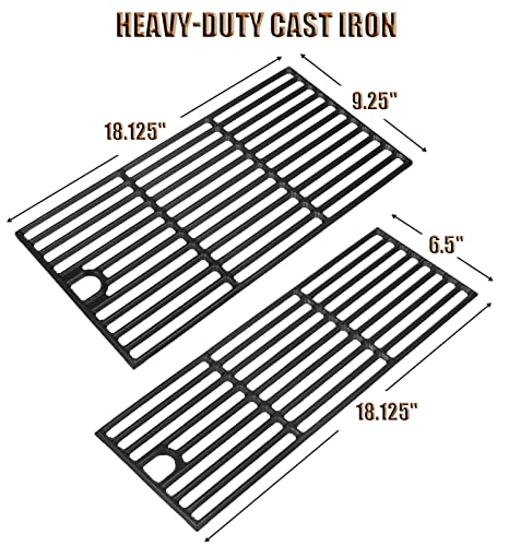 PETKAO Grill Grates for Charbroil 463673519 463673517 463625217 463625219 Grill Grates 463673019 463673017 463673617 Performance 2 Burner Grill Replacement Parts G470-0003-W1 G470-0002-W1 - Grill Parts America