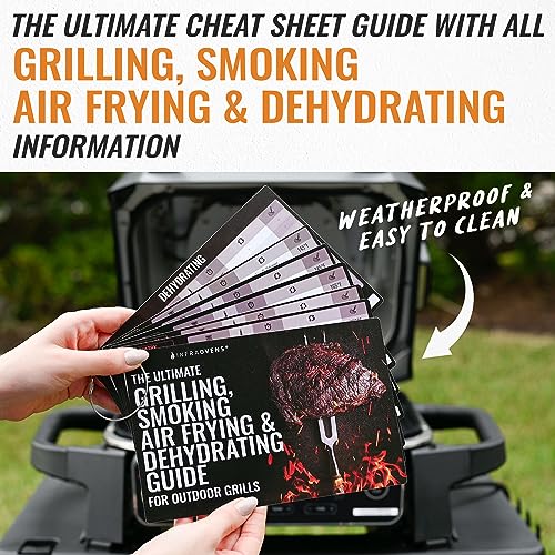 INFRAOVENS Drip Pan Liner for Ninja Woodfire Outdoor Grill OG701 OG751 Reusable Non Disposable Tray and Waterproof Cheat Sheet Cooking Guide Accessory for Wood Fire Grill Smoker 7-in-1 & Air Fryer - Grill Parts America