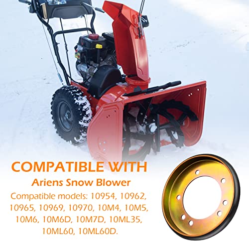 Sconva 04743700 Friction Wheel Snow Blower Drive Disc Fit for Ariens Snow Blower, Snapper Lawn Mower & Troy Bilt Snow Blower - with Brake Lining (1 Pack) - Grill Parts America