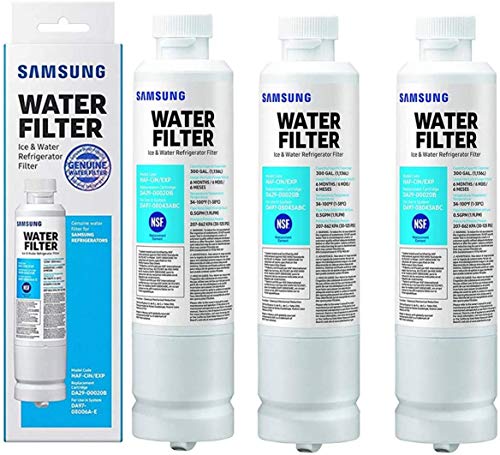 NSF 53&42 Certified DA29-00020B Refrigerator Water Filter Replacement for Samsung DA29-00020A/B,DA29-00020A,HAF-CIN, HAF-CIN/EXP, DA97-08006A, Kenmore 46-9101,RF28HMEDBSR (Pack of 3) - Grill Parts America
