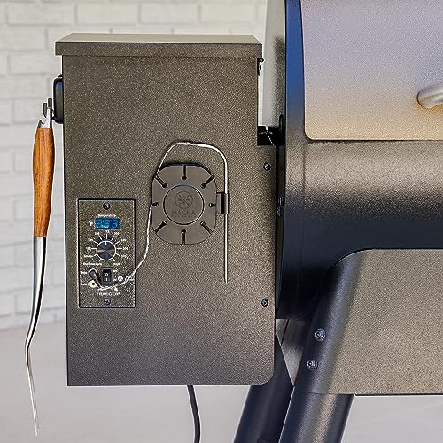 Temperature Probe Magnetic Spool Organizer Compatible with Traeger Manufactured Heat Probes Only - Allows You to Wrap Your Temperature Probe and Wire and Store Inside Or On Pellet Hopper - Grill Parts America