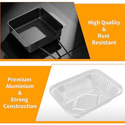 GARNETIN Nexgrill Grill Drip Pan & Grease Catcher Cup for 720-0830H,D/EH, 720-0882A, 720-0888/N Models - Holder Drip Tray with 15 Aluminum Foil Liners - Grill Parts America