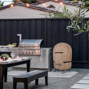 ULTCOVER Outdoor Waterproof Charcoal Kamado Joe Grill Cover for 22-24 inch Big Green Egg Char-Griller Char-Broil and Other Round Smokers Size Up to 36” Dia x 45” H - Grill Parts America