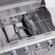 Grill Replacement Parts for Charbroil 463344015, 463343015, 463433016, 463240015, 463432215 Gas Grill, Stainless Steel Heat Plate Shields, Crossover Tubes Grill Burner for Charbroil 4 Burner Grill - Grill Parts America