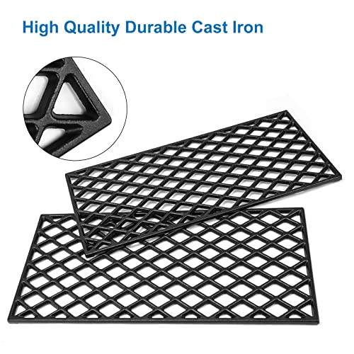 Uniflasy Grill Cooking Grate Replacement Parts for Member‘s Mark GR2210601-MM-00, 5 Burner Cast Iron Cooking Grid Parts GR2210601MM00, 3 Pack Gas Grill Grates - Grill Parts America