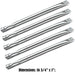 Direct Store Parts DA101 (5-Pack) Stainless Steel Burner Replacement for Master Forge Models: L3218, P3018, SH3118B Gas Grill - Grill Parts America
