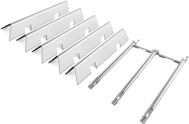 Grill Parts for Weber Spirit 2 Grill Parts GS4 Spirit II & I E310 E320 S310 S320, Replacement for Weber Spirit E-310 Flavorizer Bars 7636 67046,Burner Tube 67025 67103 69787,Crossover Tube 67279 69898 - Grill Parts America