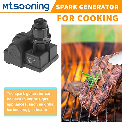 Mtsooning Spark Generator 5 Outlet, Universal Push Button Igniter, AA Battery BBQ Gas Grill Ignitor Replacement for Broil King Broil-Mate Huntington - Grill Parts America