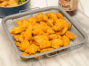 EaZy MealZ Crisping Basket & Tray Set | Air Fry Crisper Basket | Tray & Grease Catcher | Even Cooking | Non-Stick | Healthy Cooking - Kitchen Parts America