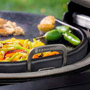 Kamado Joe KJ15094522 Karbon Steel Griddle for Classic Joe Grills, Black - Grill Parts America