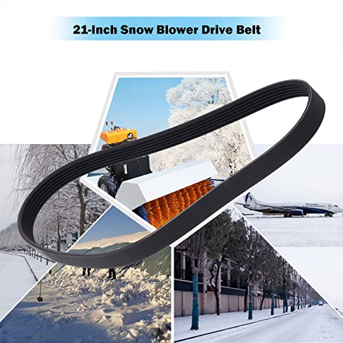 21-Inch Snow Blower Drive Belt Compatible with EGO Snow Blower AVB2306 SNT2100 SNT2102 SNT2110 SNT2114 Replacement Belt - Grill Parts America