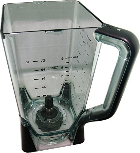 Ninja Blender Replacement 72 oz 9 Cup Pitcher with Blade and Lid (Square)