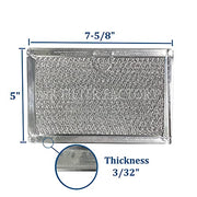 2-Pack Air Filter Factory Replacement For GE WB06X10608 Microwave Oven 12-Layer Aluminum Grease Filter - Grill Parts America