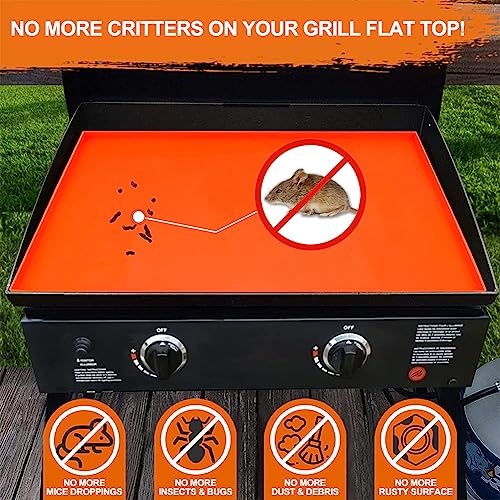 28" Silicone Griddle Mat for Blackstone 28 inch Griddle(Not fit 28XL/Pro), Heavy-Duty Food Grade Silicone Grill Buddy Mat Blackstone Griddle Top Cover Accessories Keep Flat Top Clean Critter-Rust Free - Grill Parts America