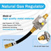 Dozont 710-0003 Propane to Natural Gas Conversion Kit Compatible with Kitchen-aid Propane Gas Grill, 710-0003 Natural Gas Hose and Regulator for Propane Gas Grill Conversion-CSA Certified(10FT) - Grill Parts America