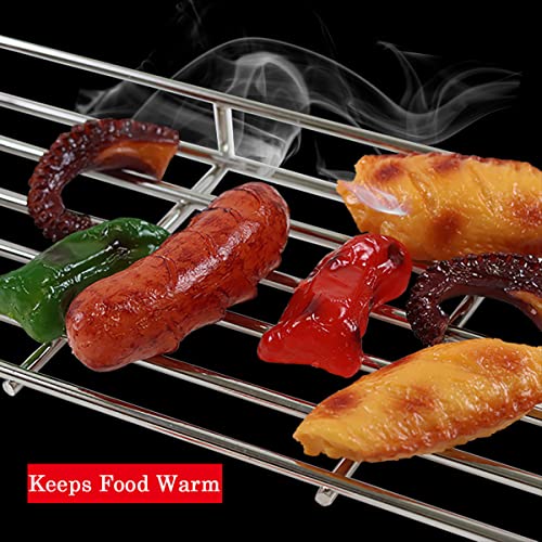 66044 Grill Warming Rack for Weber Genesis II 300 Series, Genesis II E-310 II E-315 II E-330 II E-335 II S-310 II S-335 Series Gas Grill, Stainless Steel Grill Grate - Grill Parts America