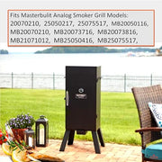 2-Pack Grill Thermometer Temperature Gauge Replacement for Masterbuilt MB20070210/20070210 mes 35b Analog Electric Smoker Grill - Grill Parts America