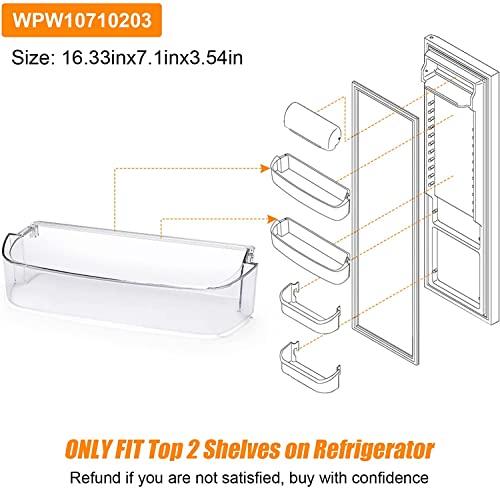WPW10710203 Gallon Door Bin for Whirlpool Kenmore Refrigerator Replace W10710203 W10451871 W10463668 W10710203 WPW10710203VP 3436767 AP6023888 PS11757236 EAP11757236 - Grill Parts America