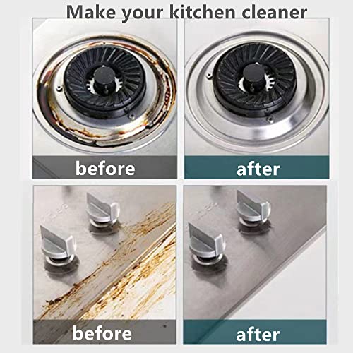 5PCS/Set BBQ Grill Brush and Scraper, Stainless Steel Kitchen Cleaning Brush Set, Cooktop Cleaning Brush, Three-Material Brush Head Perfect for Kitchen Grill Cooker Hood Corner Cleaning - Grill Parts America