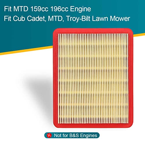 Emmawin 2 Pack 951-15245 Air Filter for Cub Cadet MTD 159cc 196cc Engine Lawn Mower, Replace Air Filter 751-15245 - Grill Parts America